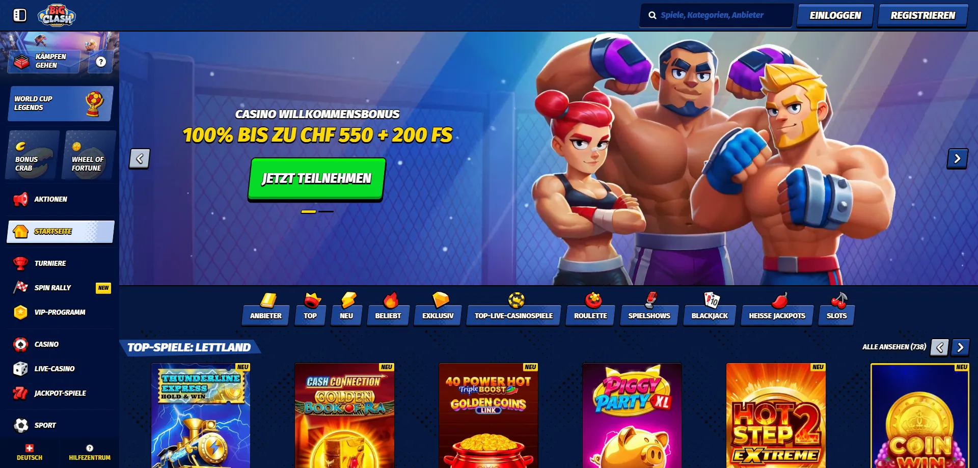 BigClash Casino Österreich – Überblick über Spiele, Boni und Lizenz